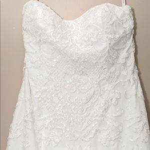 Wedding Dress, veil, & “Bride Robe”